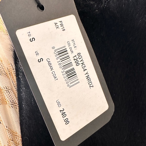 Brand new fuzzy Armani Coat - Picture 3 of 3